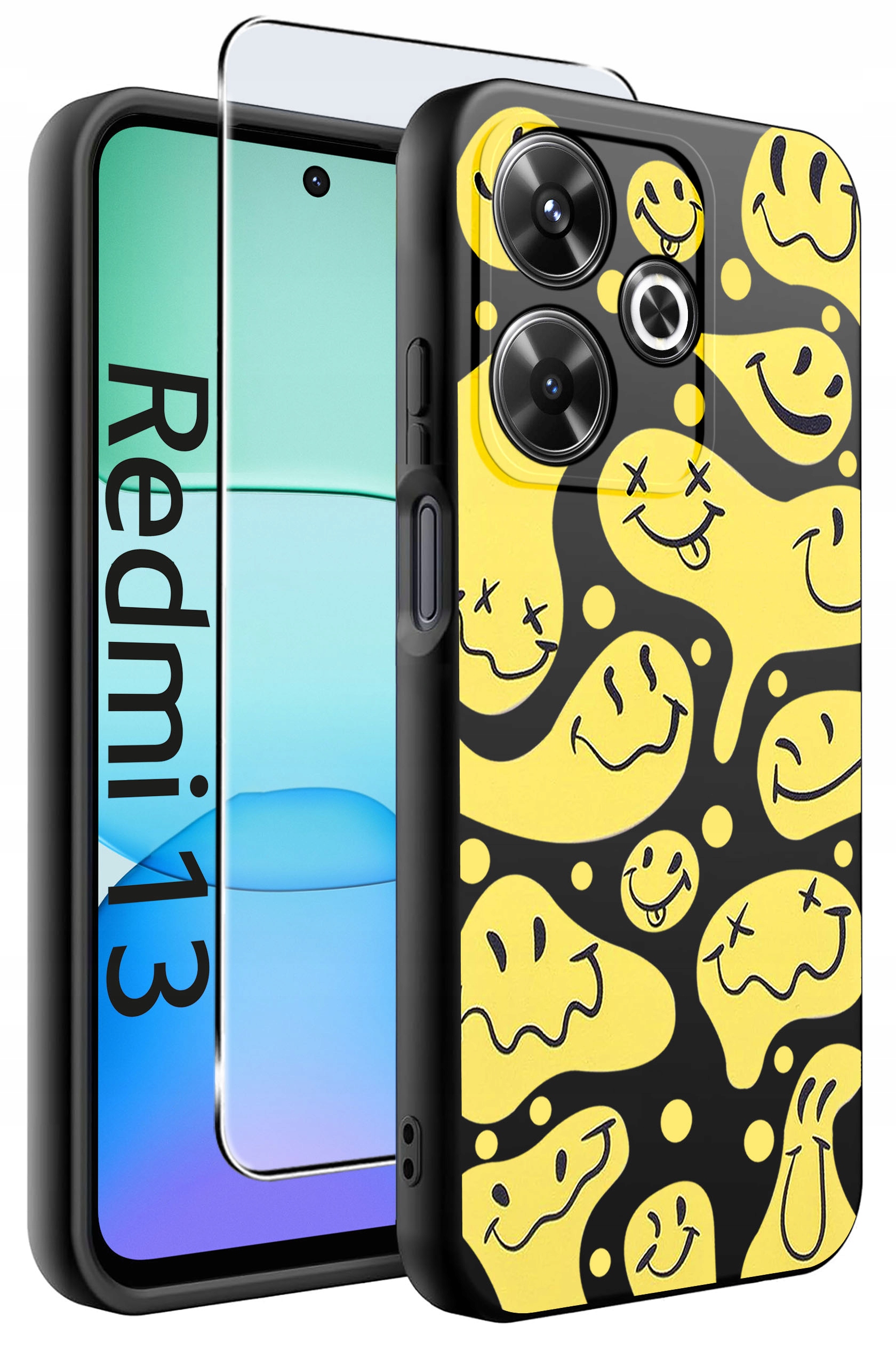 Zestaw zawiera etui, szkło hartowane i akcesoria