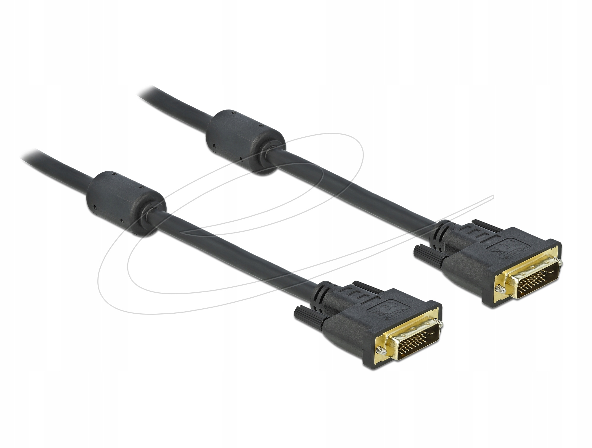 Kabel DVI-D 5m czarny (83192) – Idealne połączenie dla Twojego monitora