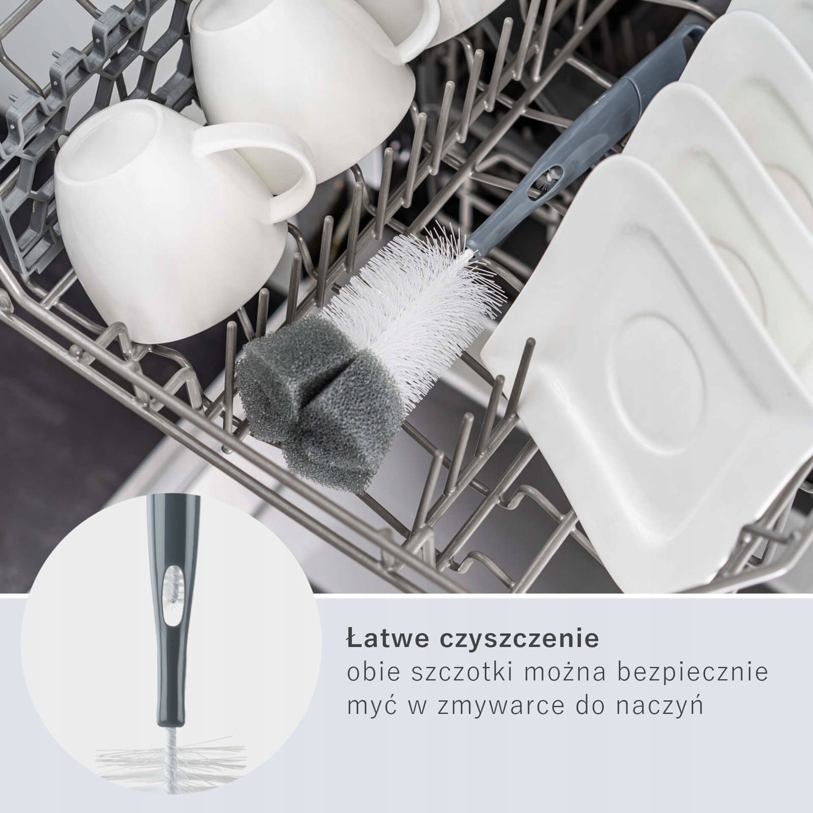 Łatwe czyszczenie – Możliwość mycia w zmywarce