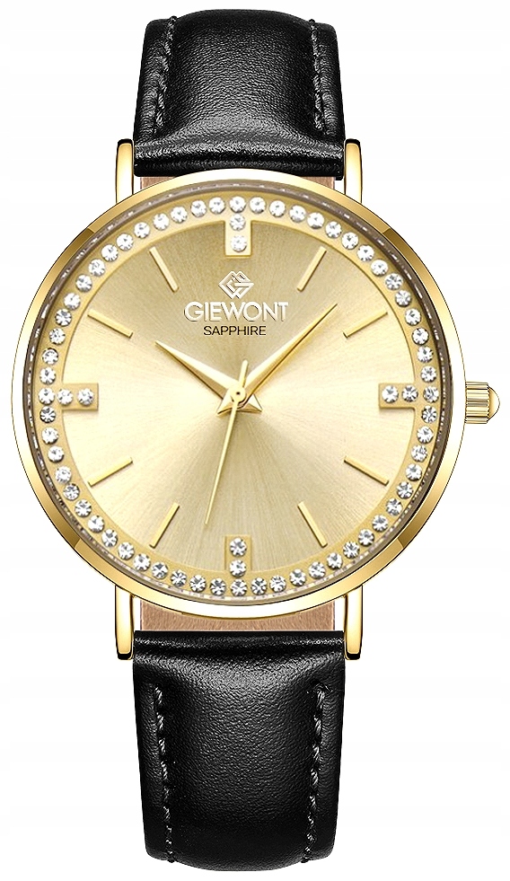Zegarek Damski Giewont Sapphire Złoty GW5390-A2 – Elegancja na każdą okazję