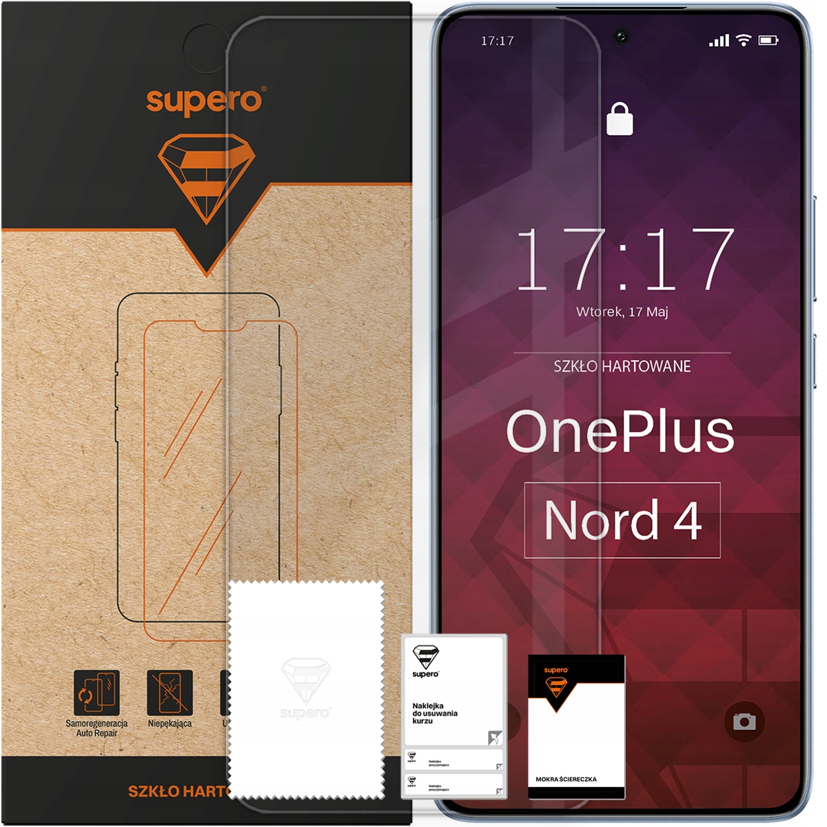 Szkło hartowane Supero do OnePlus Nord 4 – Doskonała ochrona dla Twojego smartfona