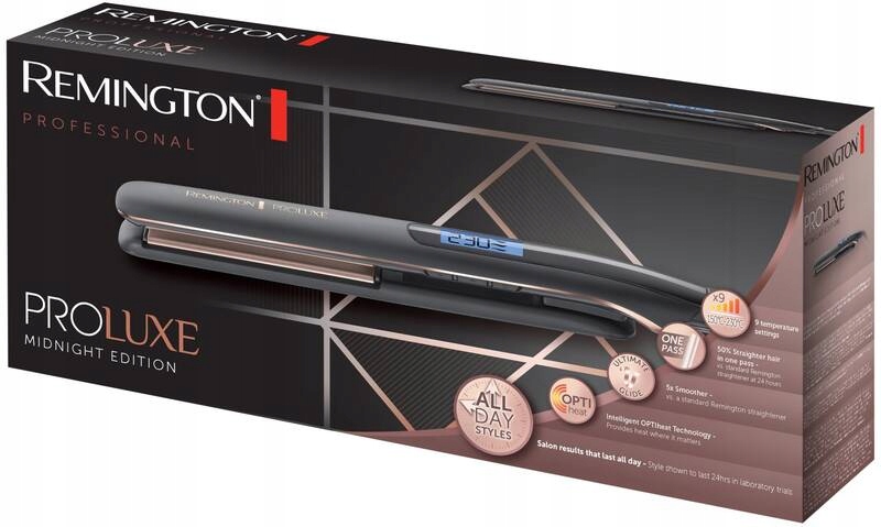 Prostownica Remington S9100B PROluxe Midnight Edition – Idealne rozwiązanie dla pięknych włosów