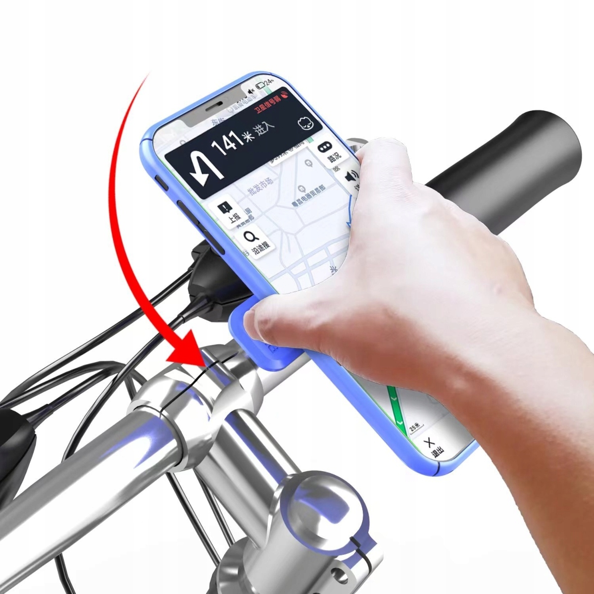 Uchwyt Rowerowy na Telefon Supero Bike Magnetic Holder 143B – Idealne rozwiązanie dla aktywnych