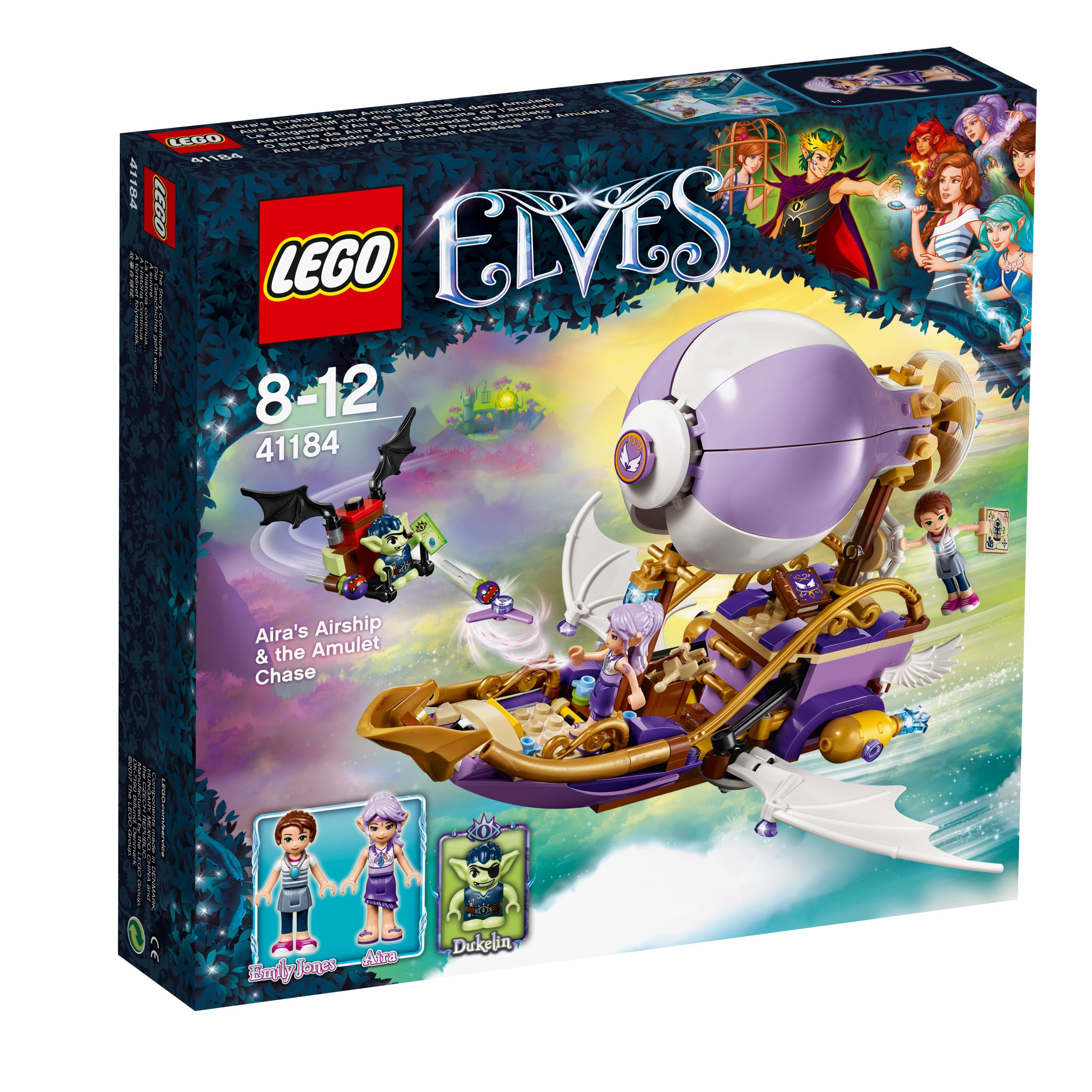LEGO Elves 41184 – Sterowiec Airy – Ekscytująca przygoda w Elvendale