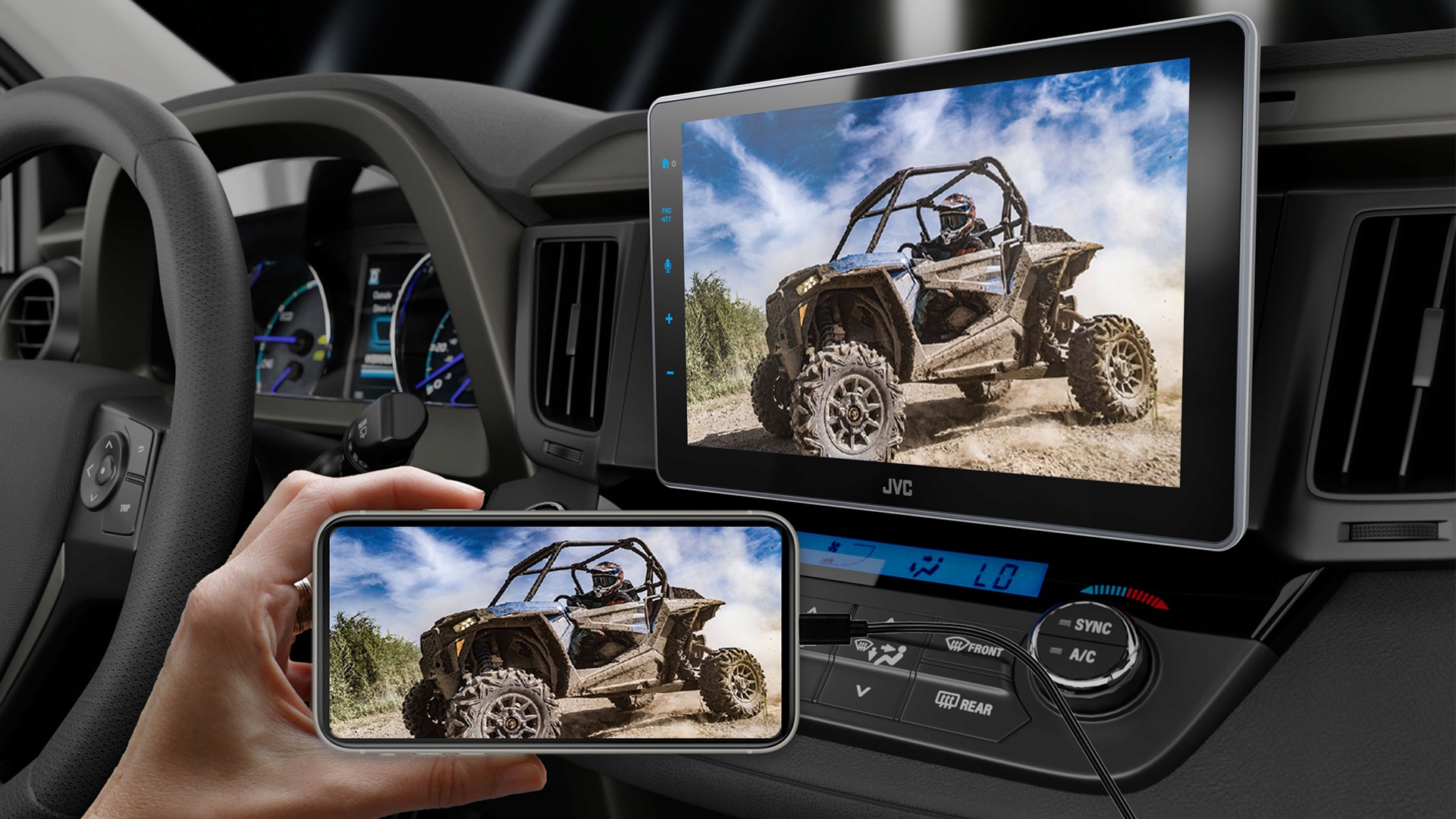 JVC KW-Z900DBW – Nowoczesne radio samochodowe z Android Auto i CarPlay