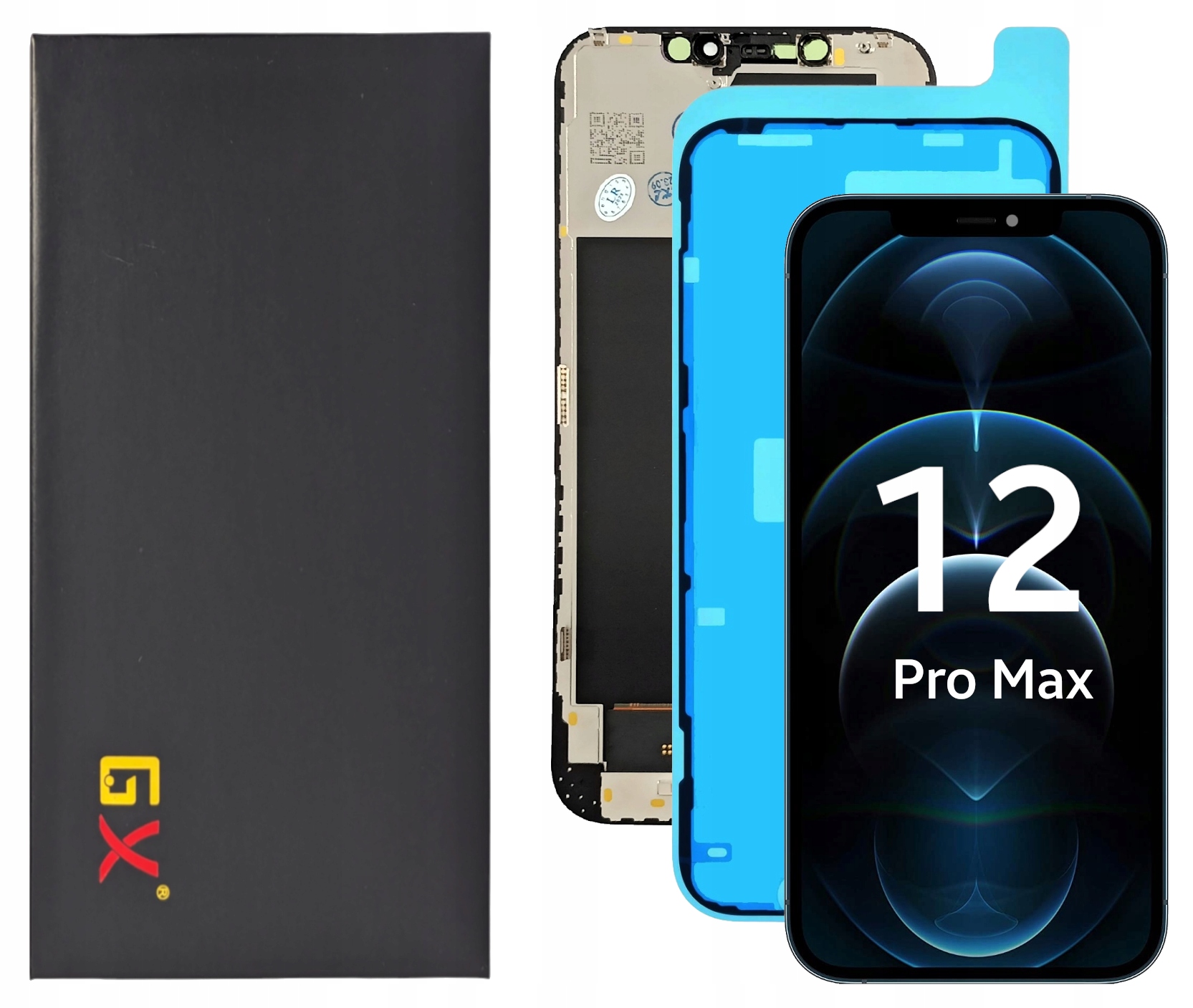 Wyświetlacz Ekran LCD do iPhone 12 Pro Max GX OLED z Uszczelką – Idealne rozwiązanie dla Twojego smartfona