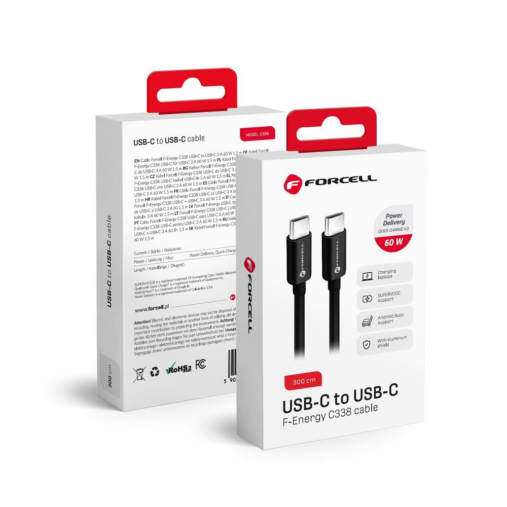 Wydajność ładowania do 60 W z Quick Charge 4.0 i Power Delivery