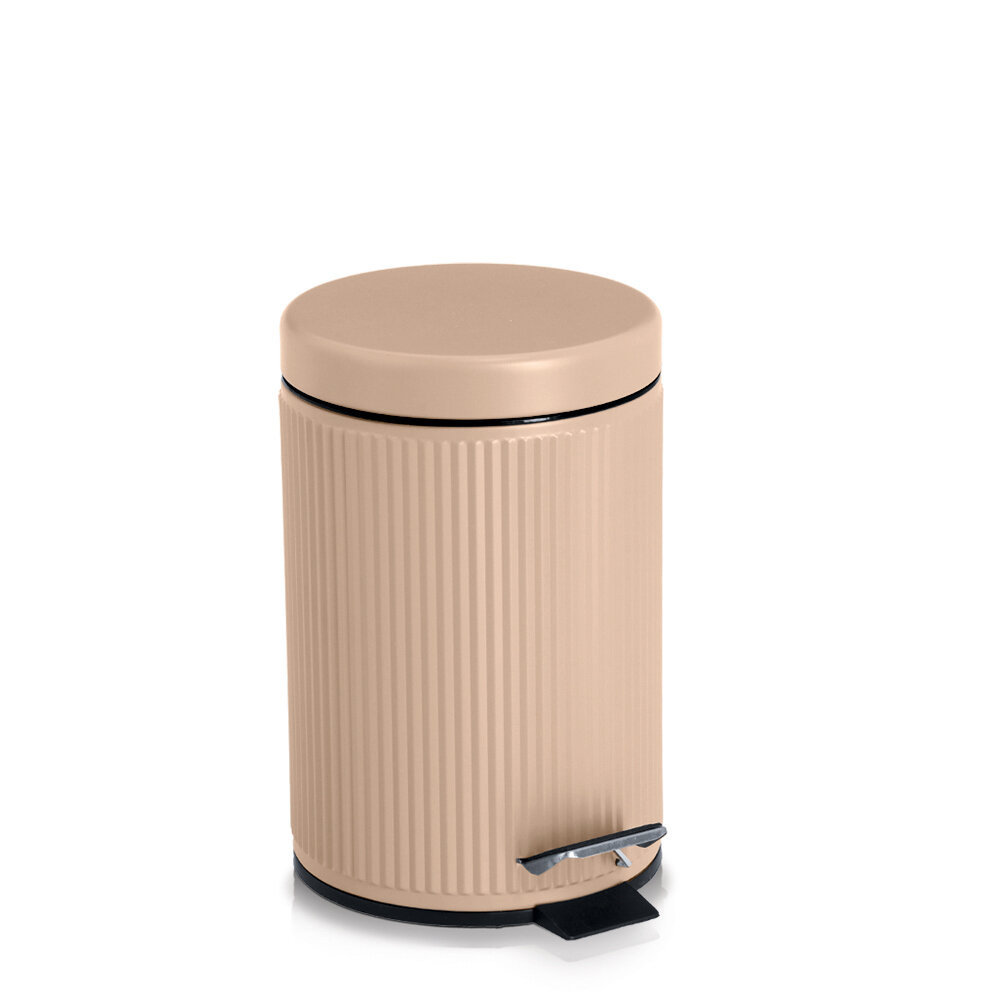 Metalowy kosz łazienkowy BRASS TONE, 3 l – Praktyczne rozwiązanie do każdej łazienki