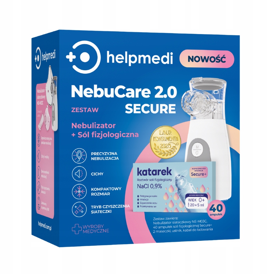 KATAREK nebulizator + sól NEBUCARE – Twoje wsparcie w walce z infekcjami