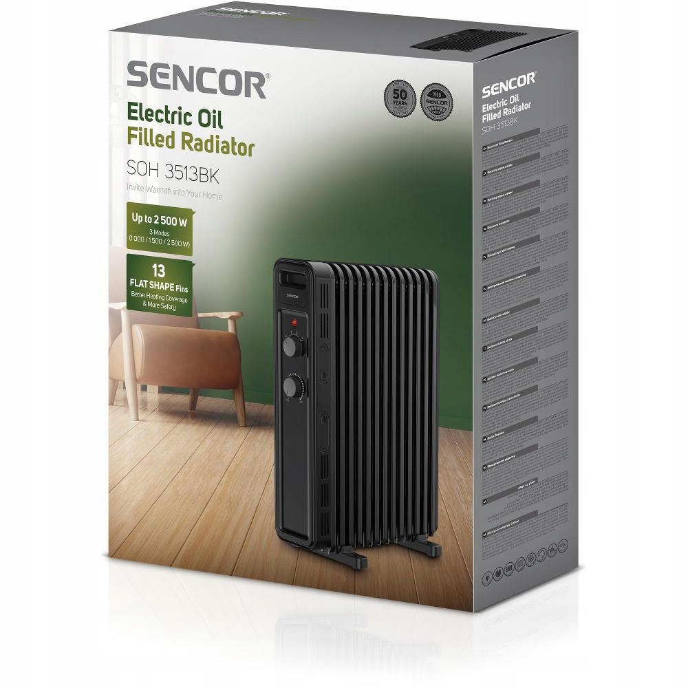 13 elementów grzewczych – Szybkie nagrzewanie i efektywność cieplna