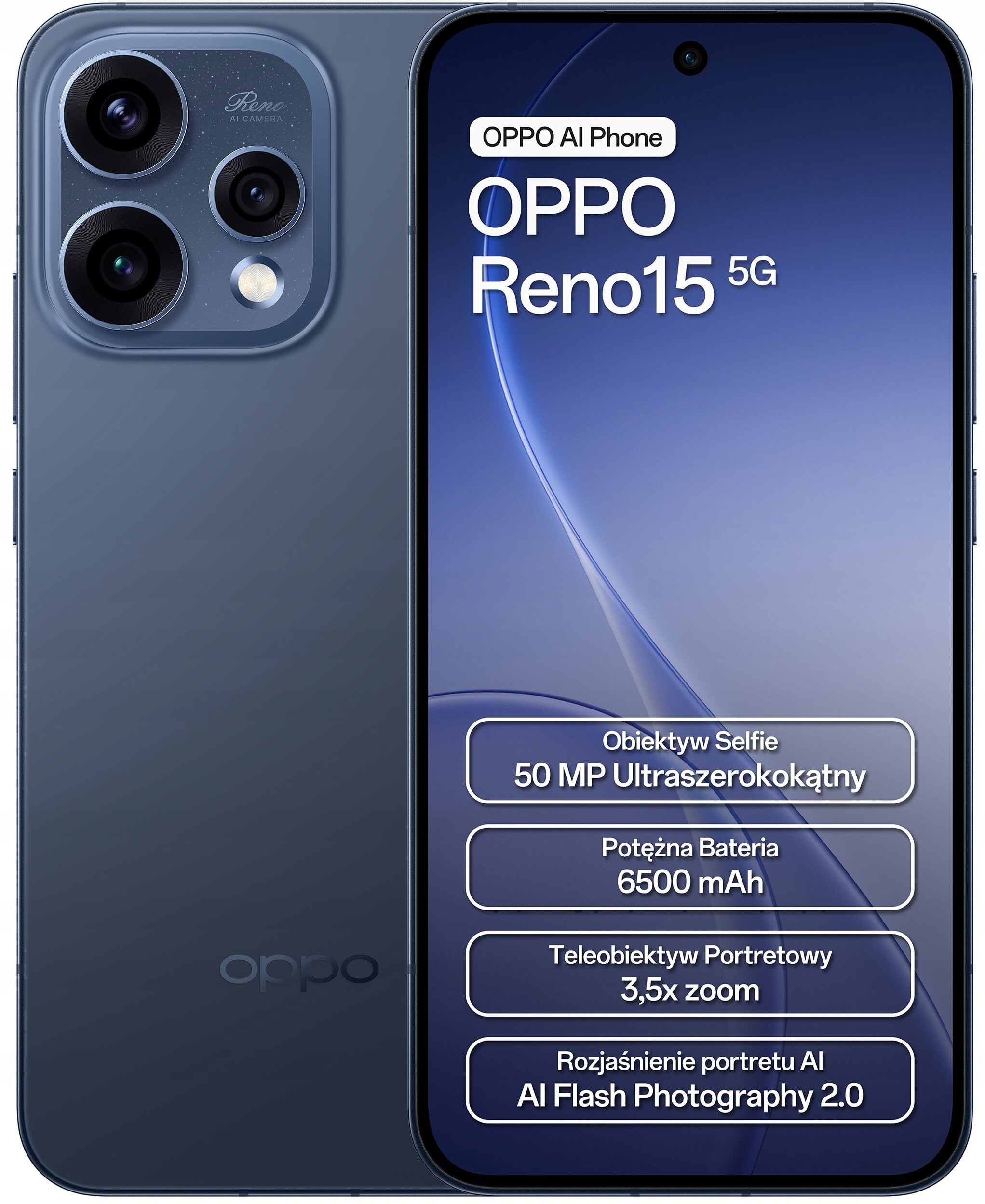 Smartfon OPPO Reno 15 5G – Wydajność i nowoczesny design