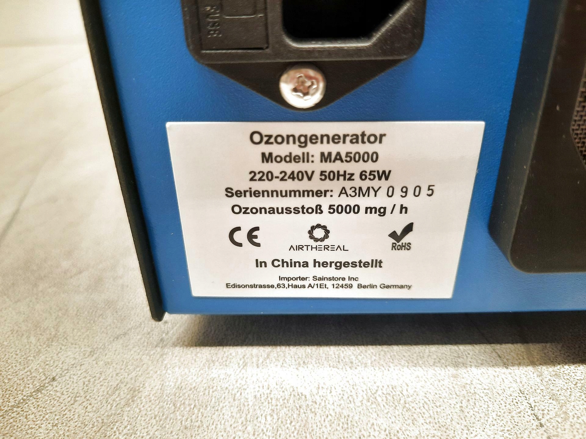 Wydajność ozonu 5000 mg/h – Idealne rozwiązanie dla Twojego domu
