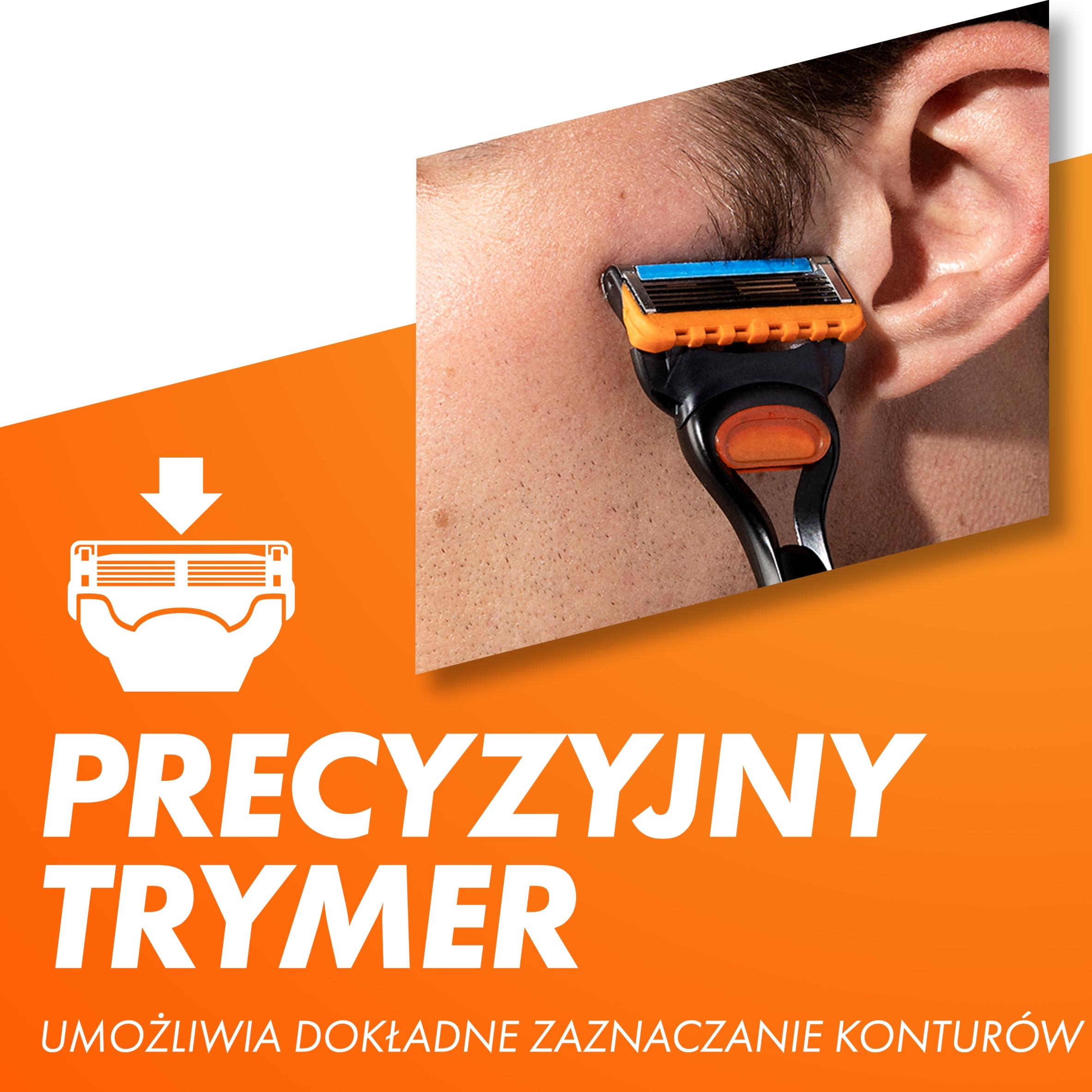 Precyzyjny trymer do stylizacji zarostu