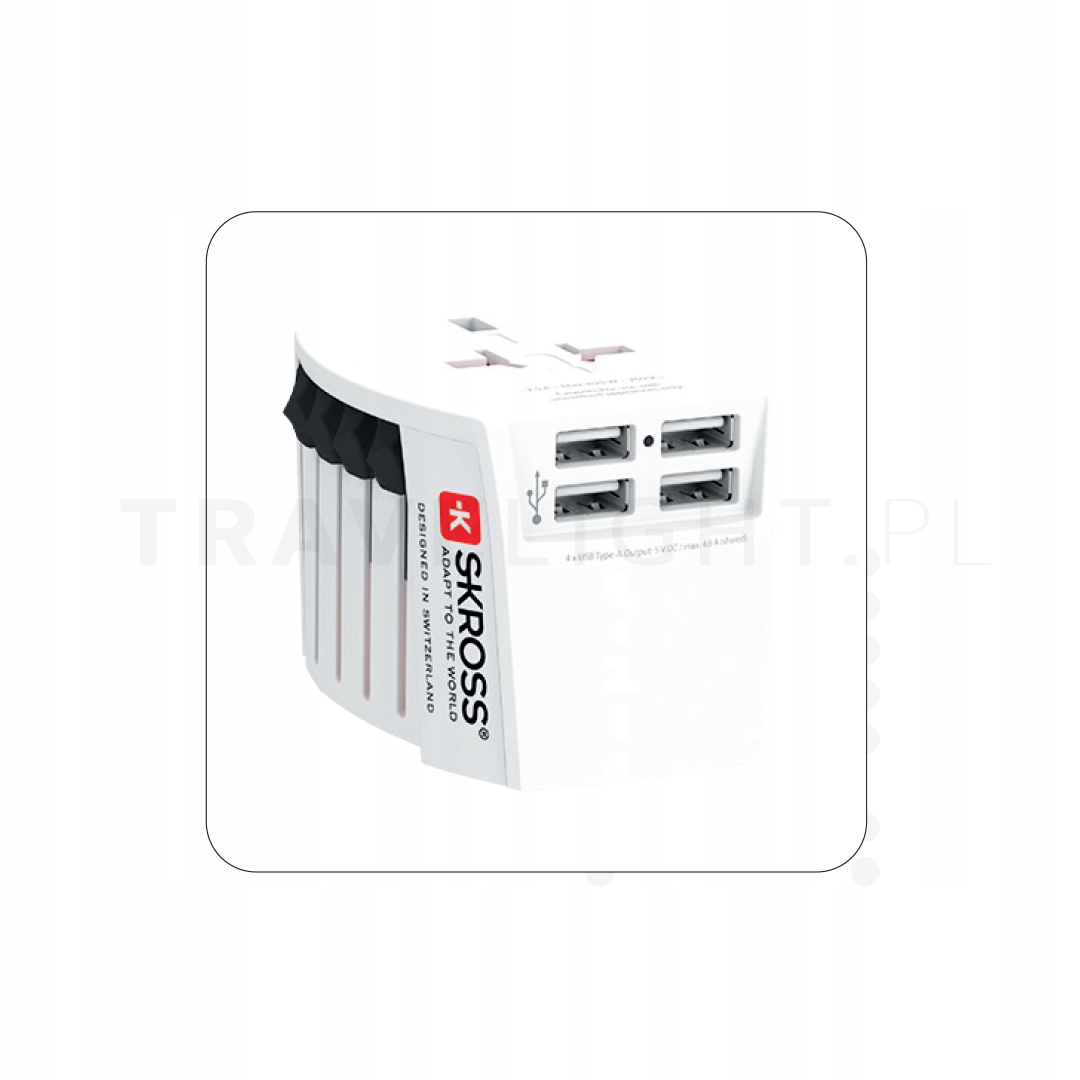 Innowacyjny adapter z 4 portami USB