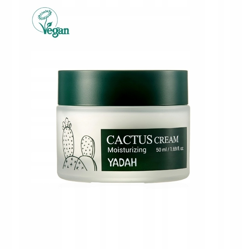 YADAH Cactus Krem do twarzy 50 ml – Intensywne nawilżenie i ochrona