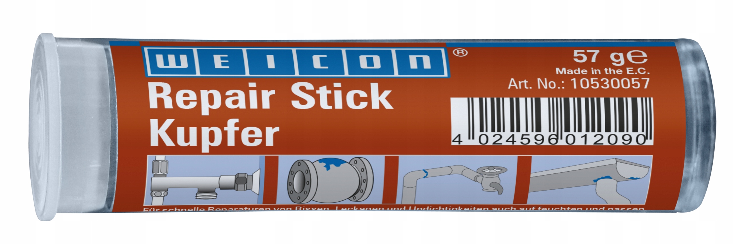 Weicon Masa naprawcza do rur miedź 10530057 Repair Stick Copper 57g – Szybkie i łatwe naprawy