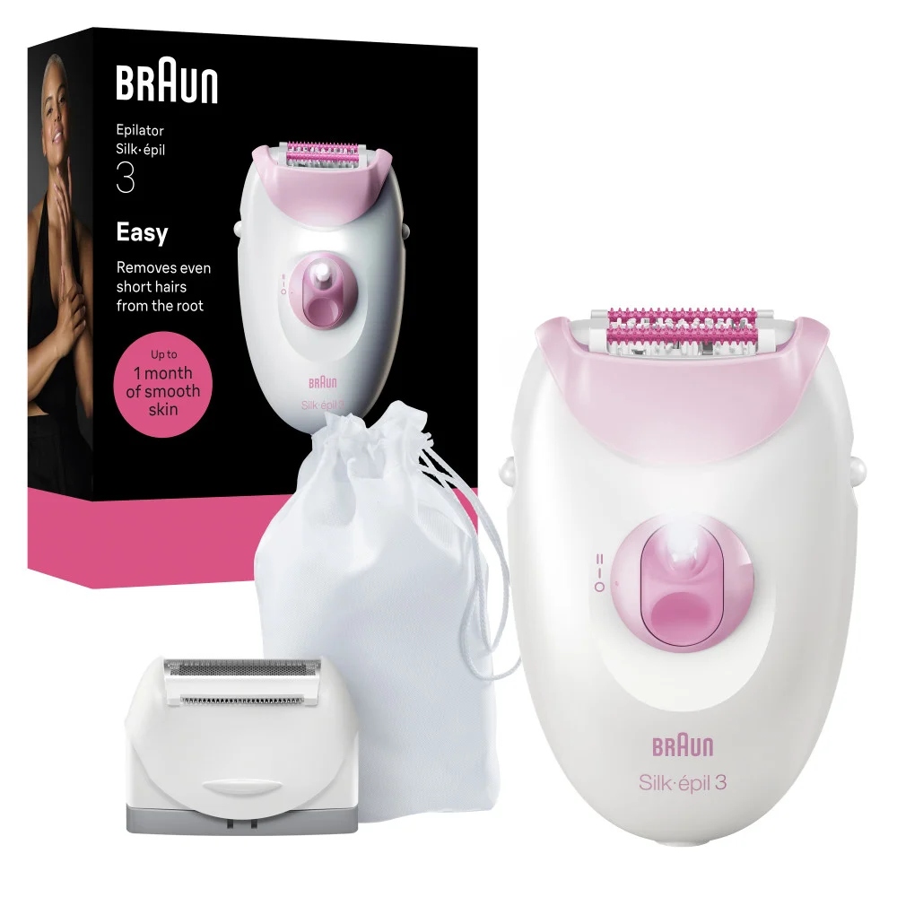 Epiator Braun Silk-epil 3 SE 3-033 – Gładka skóra na dłużej
