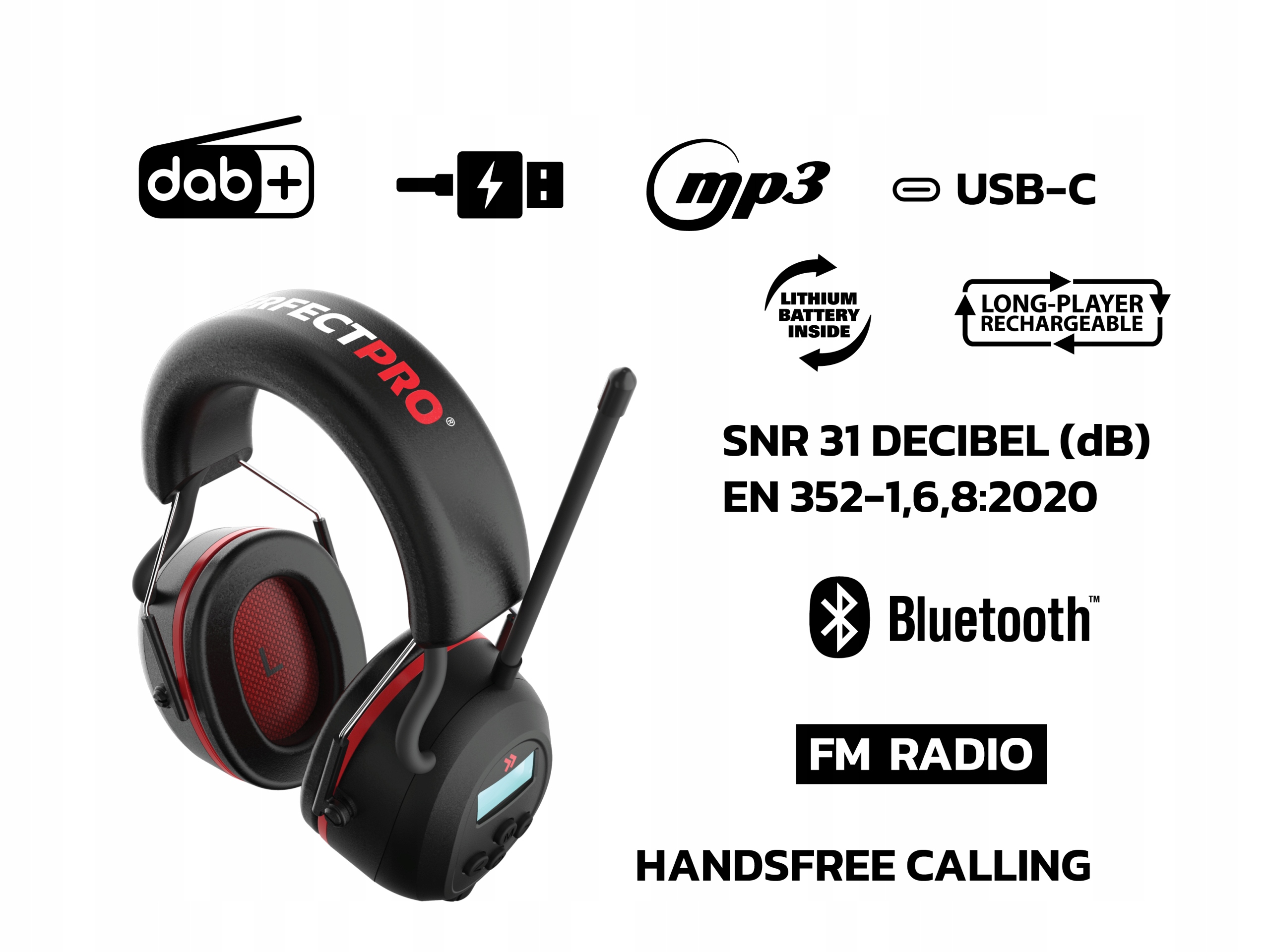 Klasyfikacja ochrony słuchu – SNR 31 dB