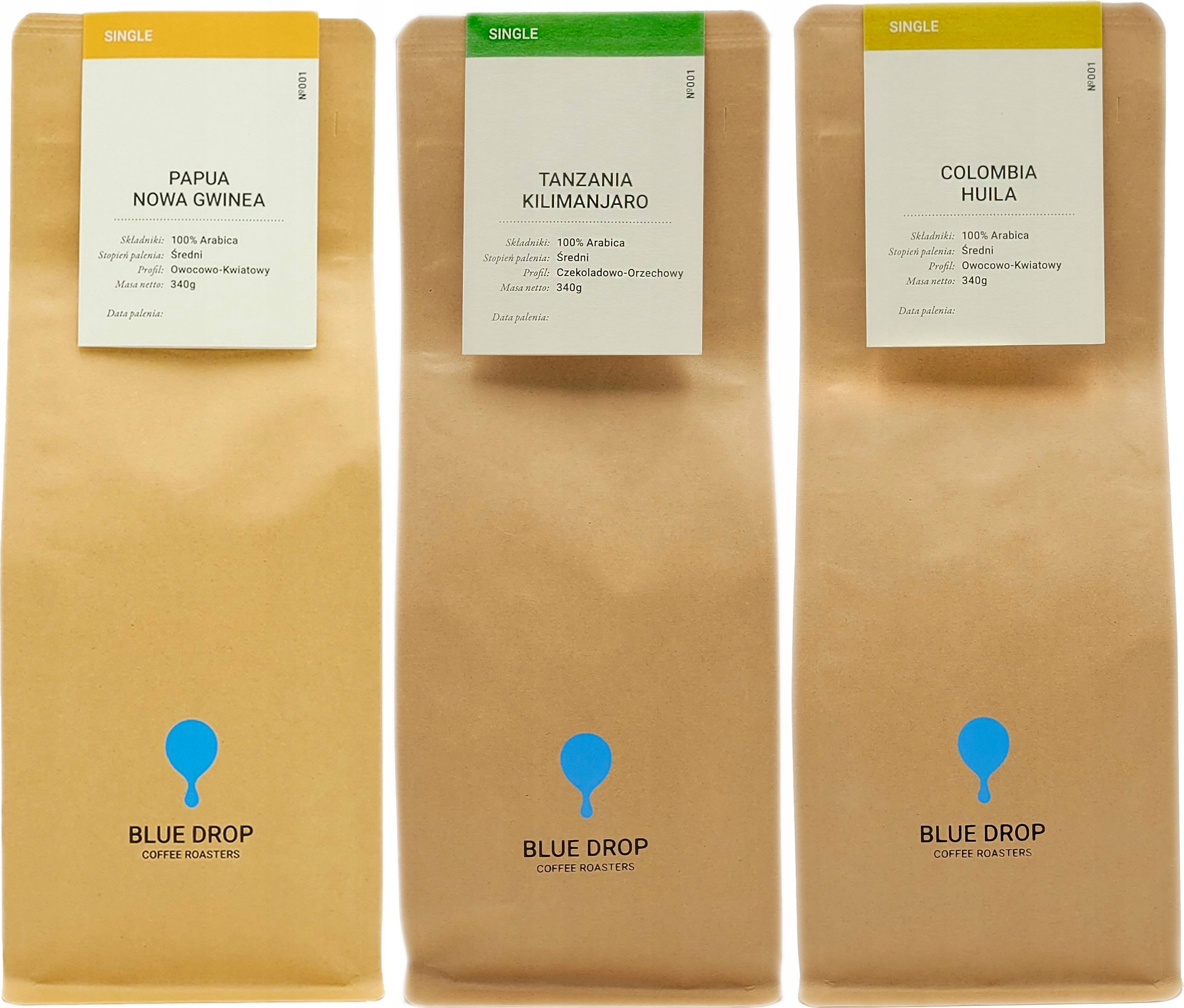 Kawa specialty Arabika świeżo palona MIX 3x340g – Doskonały wybór dla miłośników kawy