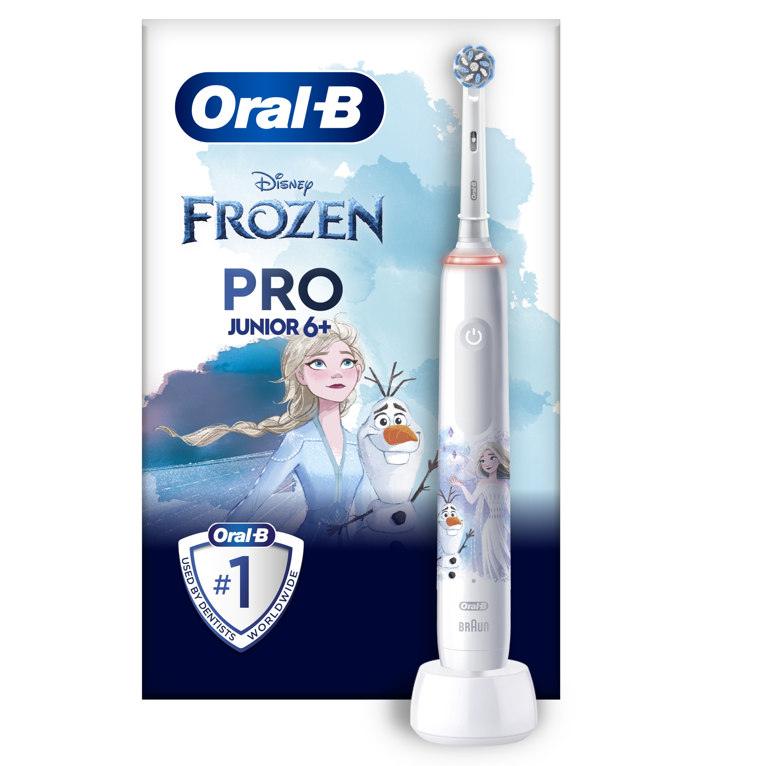 Szczoteczka elektryczna Oral-B Pro Junior Kraina Lodu – Zdrowe zęby dla dzieci