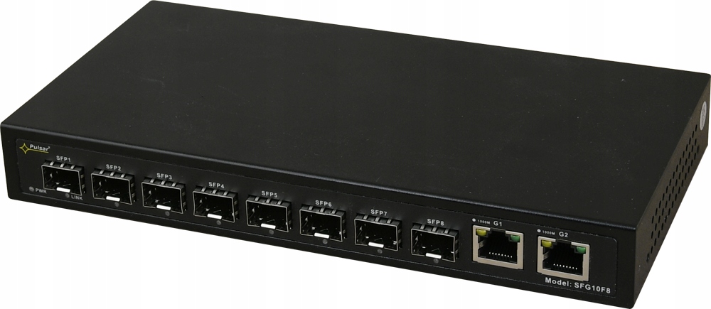 Switch optyczny SFG10F8 – Wydajność i niezawodność w sieci