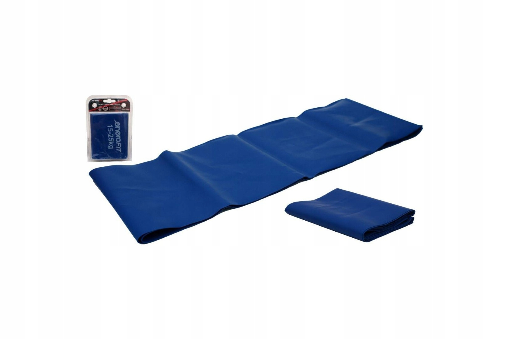 Taśma treningowa guma oporowa do ćwiczeń 200x15cm 0,550mm 15-25kg niebieska – Udoskonal swój trening