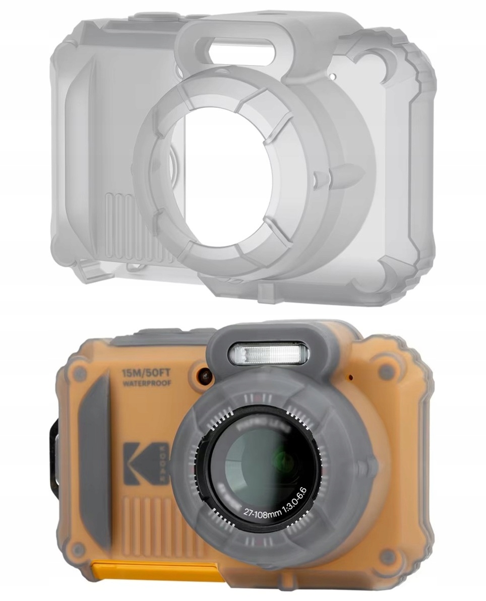 Futerał Etui Case Pokrowiec Silikon Do Aparatu Kodak PIXPRO WPZ2 JJC – Doskonała ochrona dla Twojego aparatu