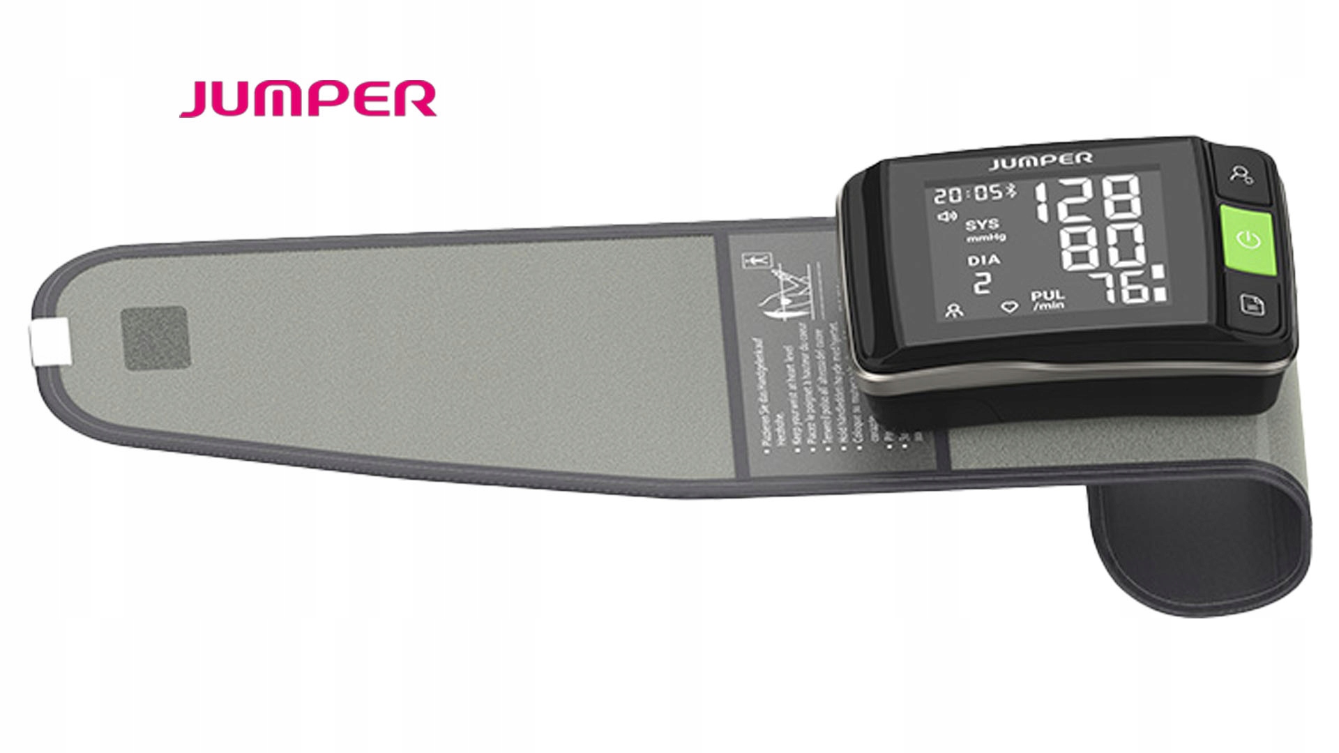 Wbudowane funkcje Bluetooth i aplikacja JUMPER Health