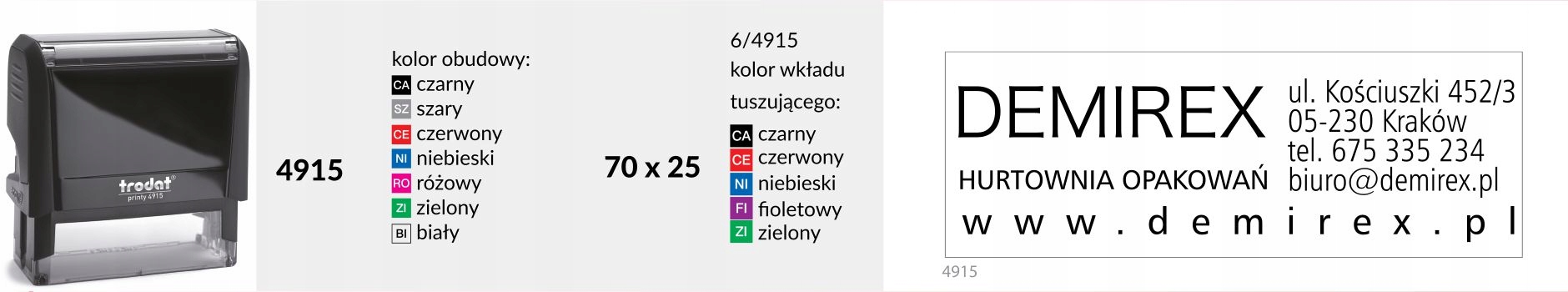 Kompaktowe wymiary 70 x 25 mm – Wygodne w użyciu