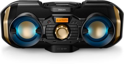Bumbox CD Bluetooth o mocy 50 W z funkcją Dynamic Light