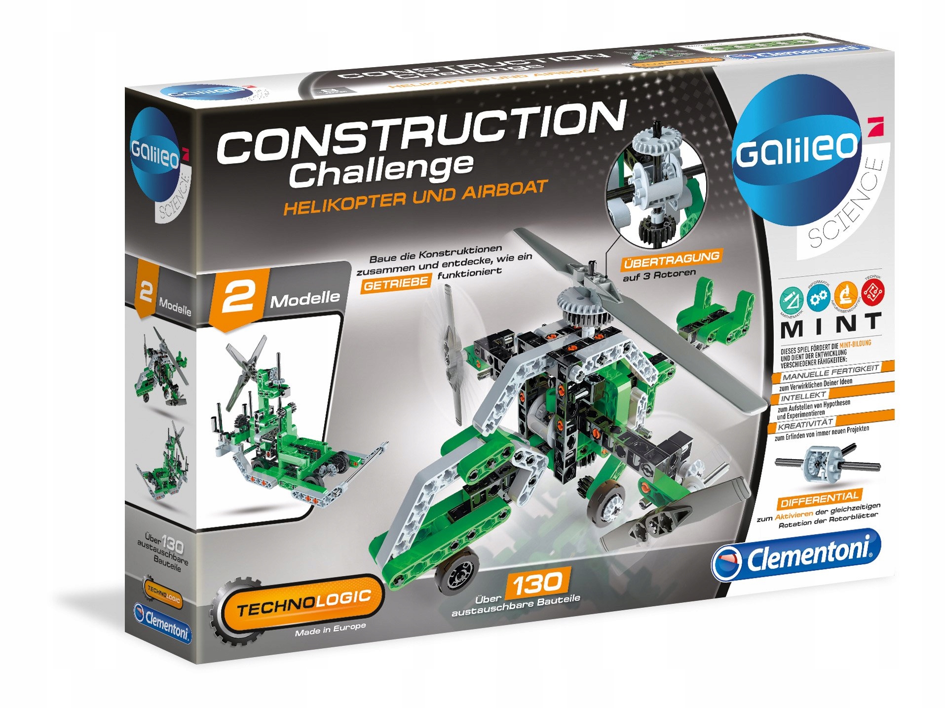 Zestaw do budowania z 130 elementami