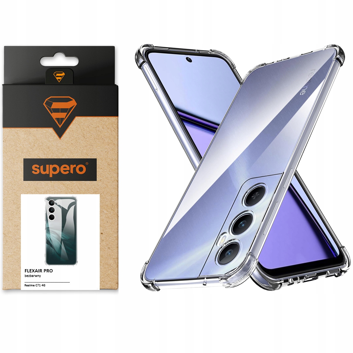 Etui do Realme C71 4G, Supero – Ochrona i styl w jednym