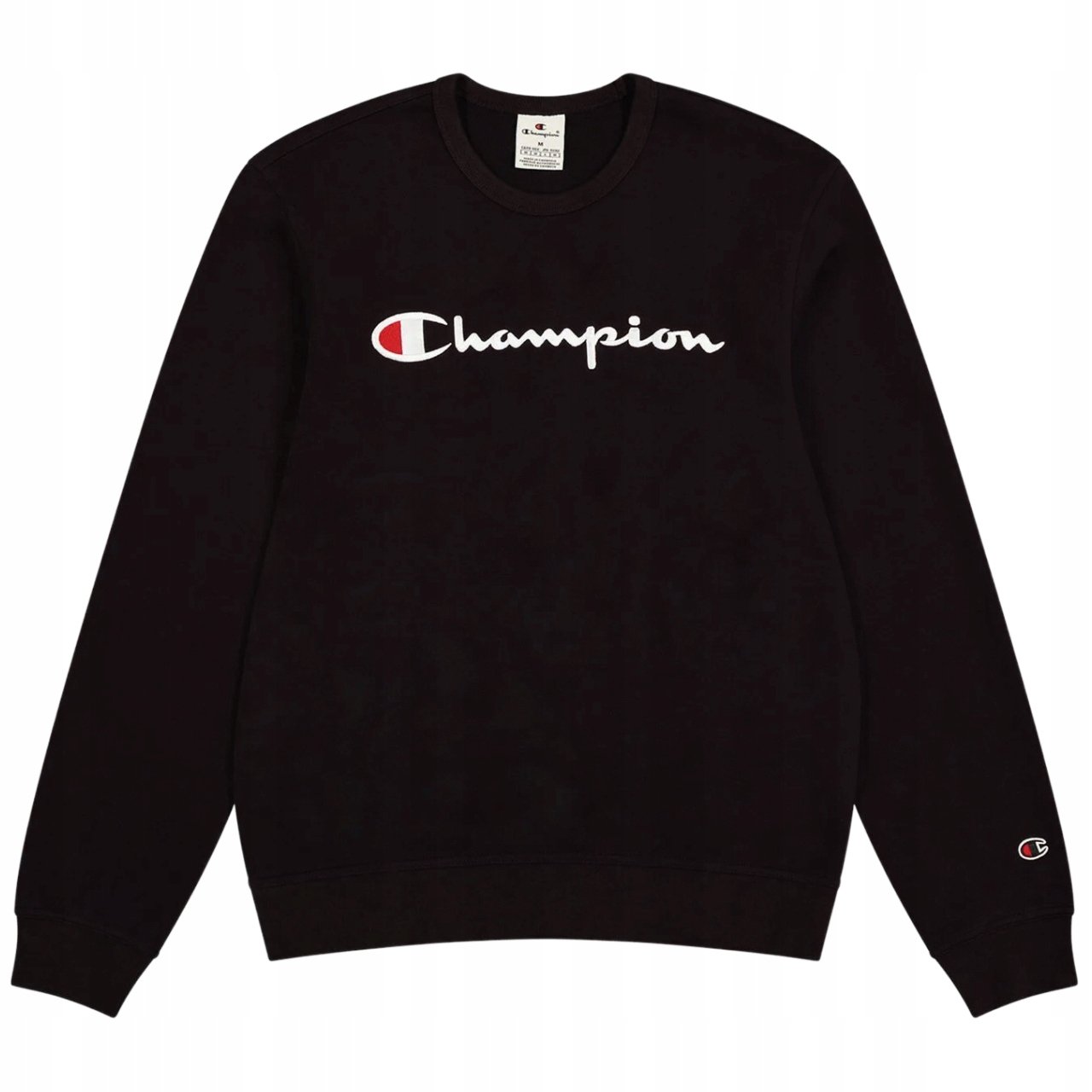 Bluza męska Champion Crewneck Sweatshirt czarna – Styl i komfort na co dzień