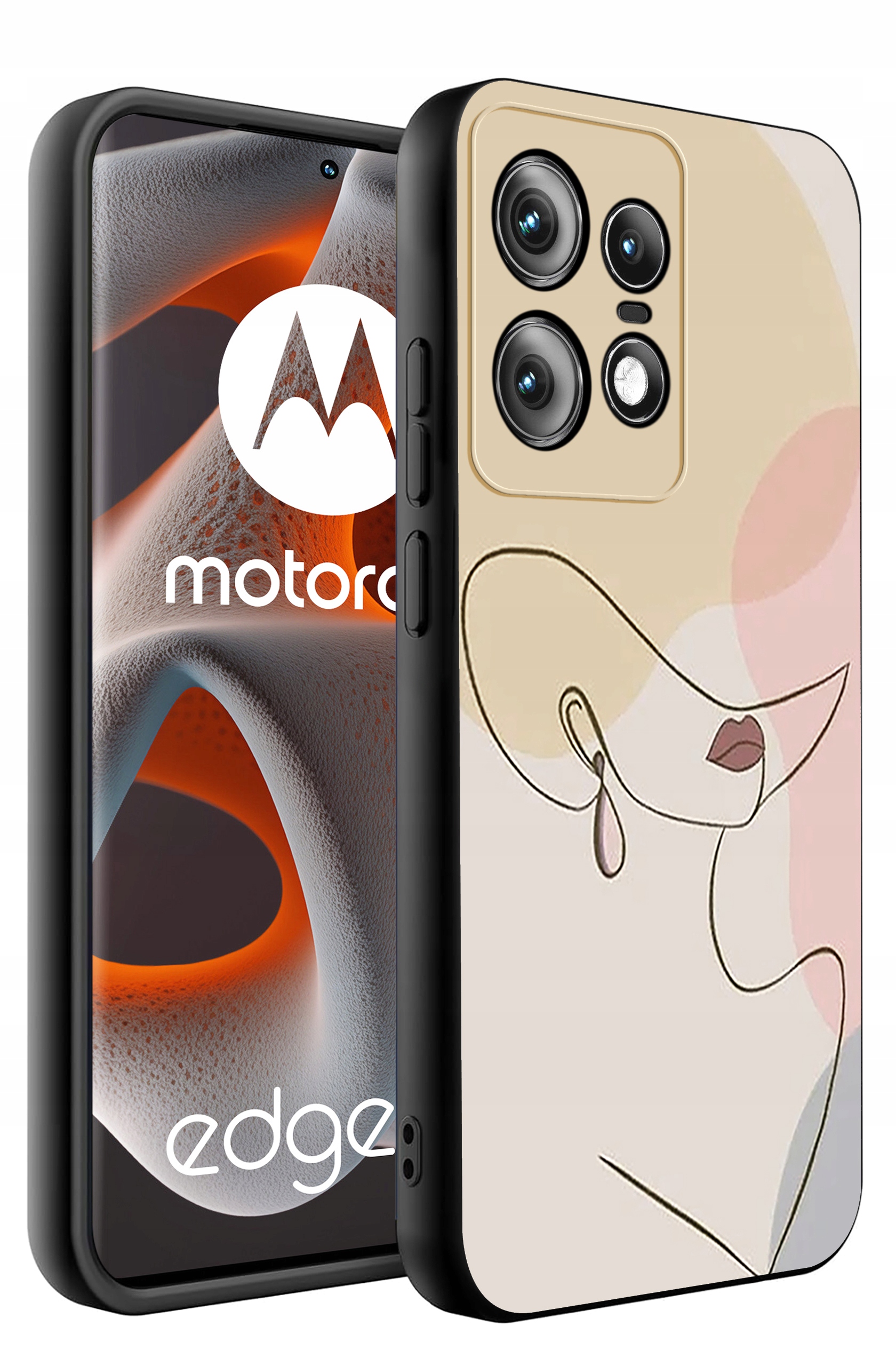 Etui do Motorola Moto EDGE 50 Pro WZORY SILIKONOWE MATT CASE – Ochrona i styl w jednym