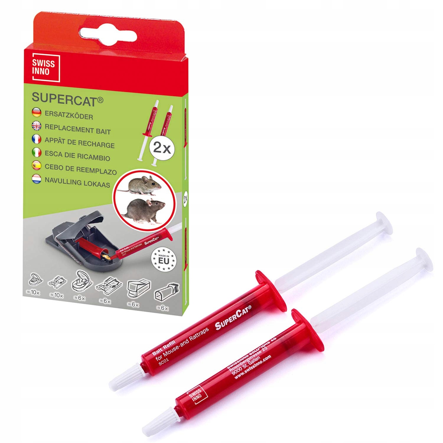 Pułapka na myszy SWISSINNO SuperCat – Skuteczna eliminacja gryzoni