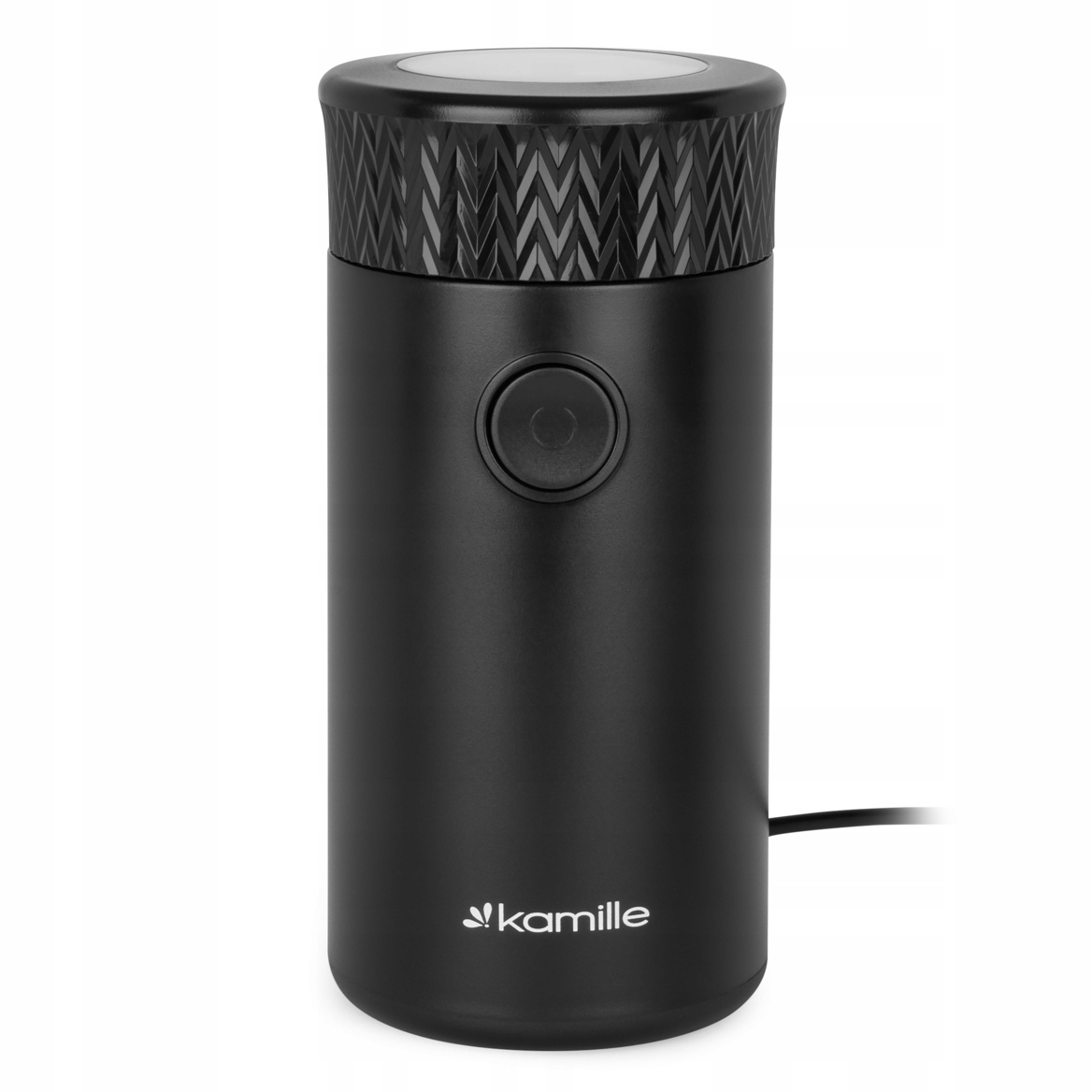 Klasyczny czarny design młynek Kamille