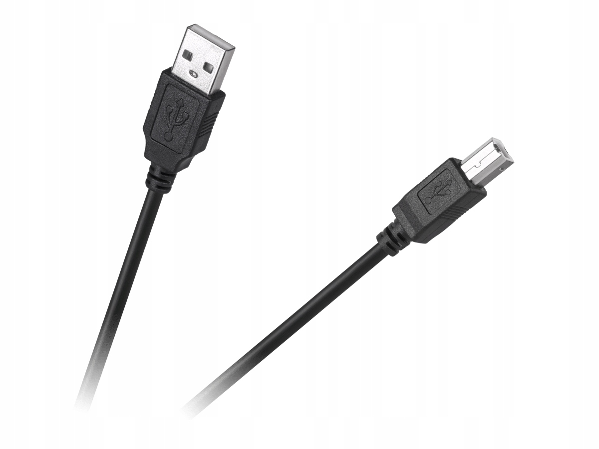 Kabel USB-A - micro-B 1.8 m Czarny (KPO2784A-1.8) – Idealne połączenie dla Twojej drukarki