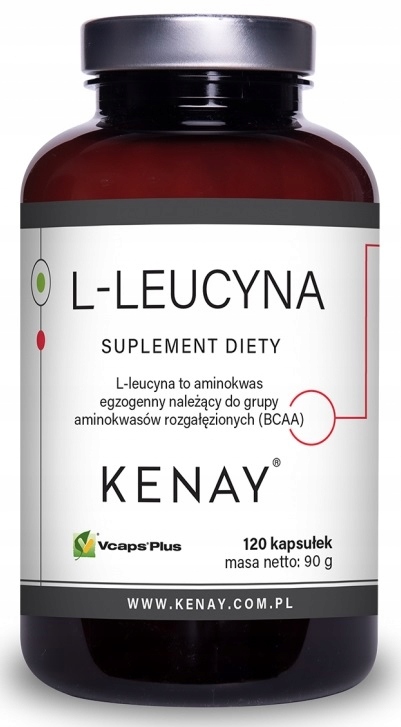 KENAY L-Leucyna (120 kaps.) – Kluczowy aminokwas dla Twojego zdrowia