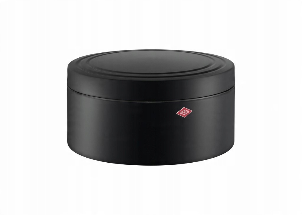 Pojemnik na pieczywo okrągły czarny mat Classic Line – Elegancja i funkcjonalność w Twojej kuchni