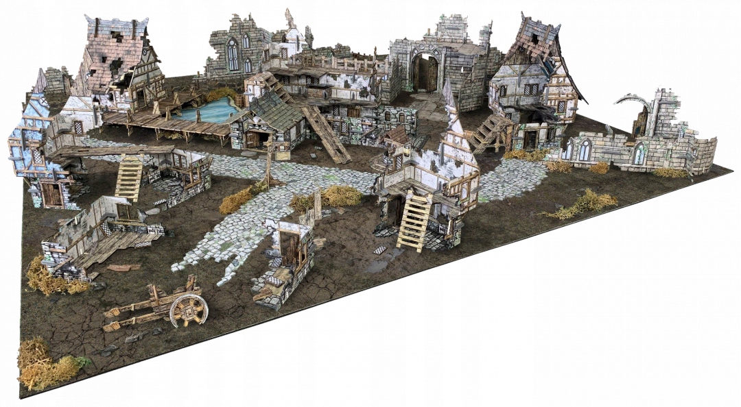 BattleSystems: Village Ruins – Fantastyczna plansza do gier wojennych