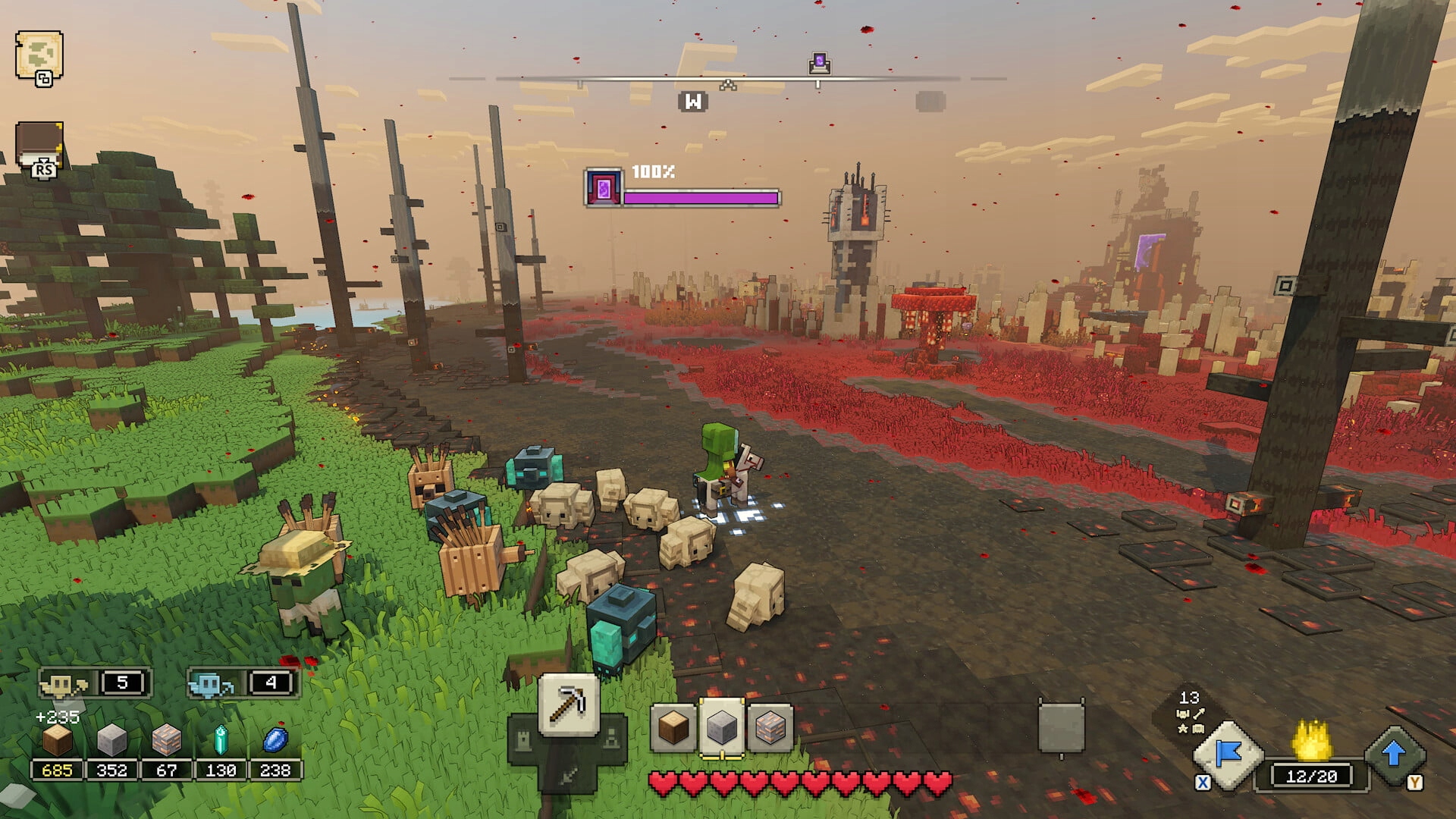 Tematyka RPG w Minecraft Legends
