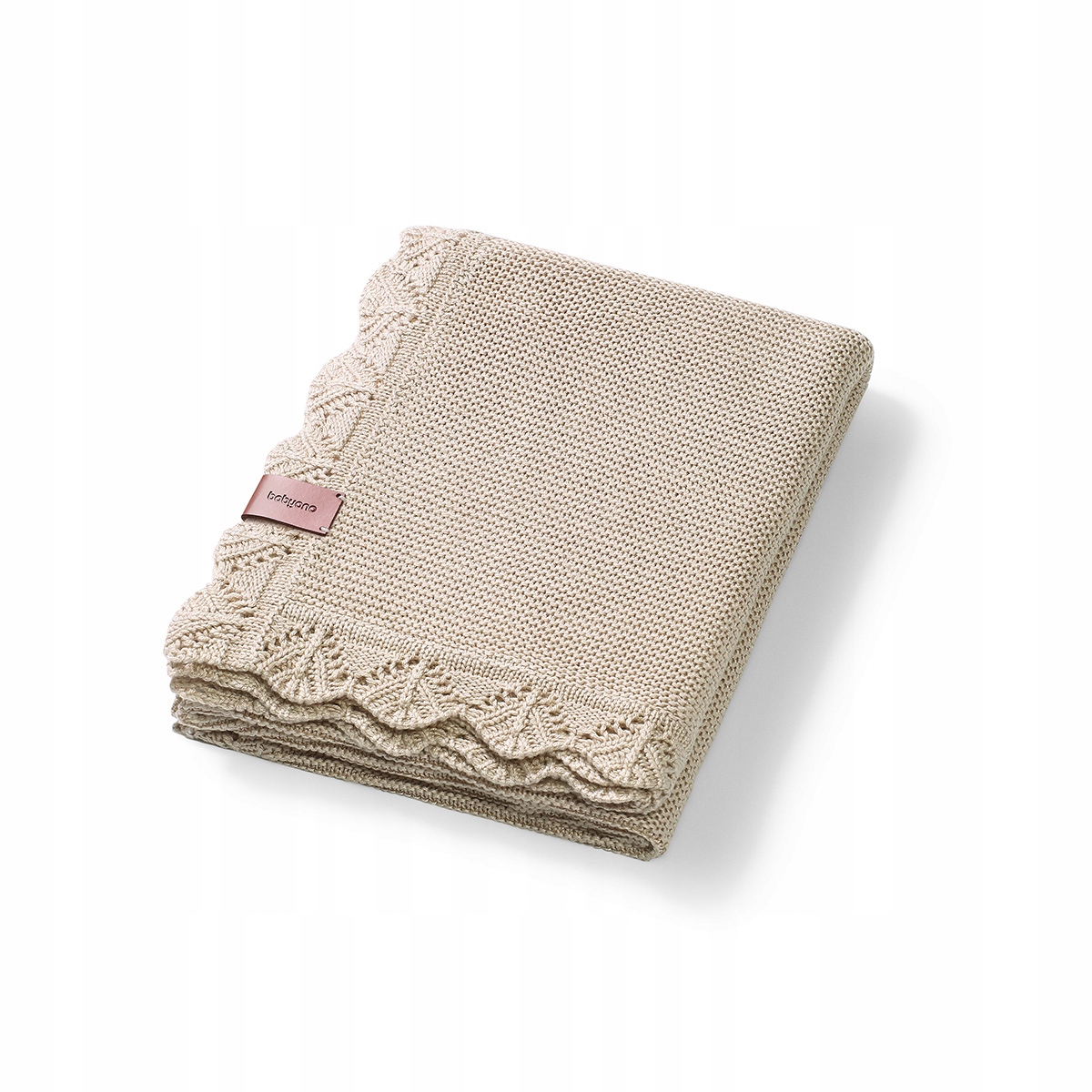 Kocyk bambusowy 1674/02 jasny beż – otulenie dla Twojego maluszka