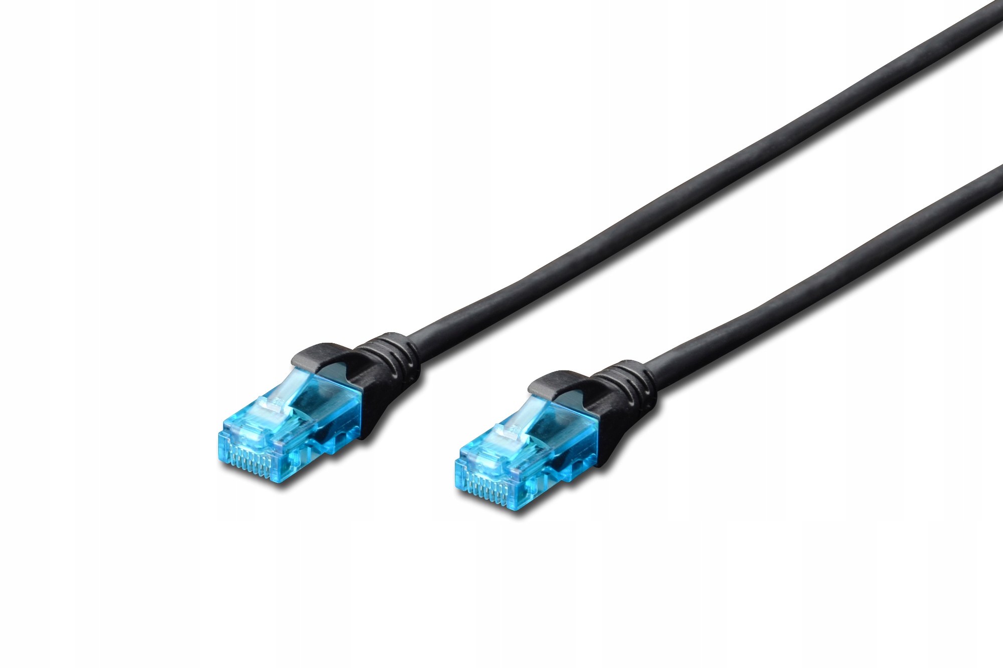 Patchcord U/UTP kat. 5e, czarny, 2m – Idealne połączenie dla Twojej sieci