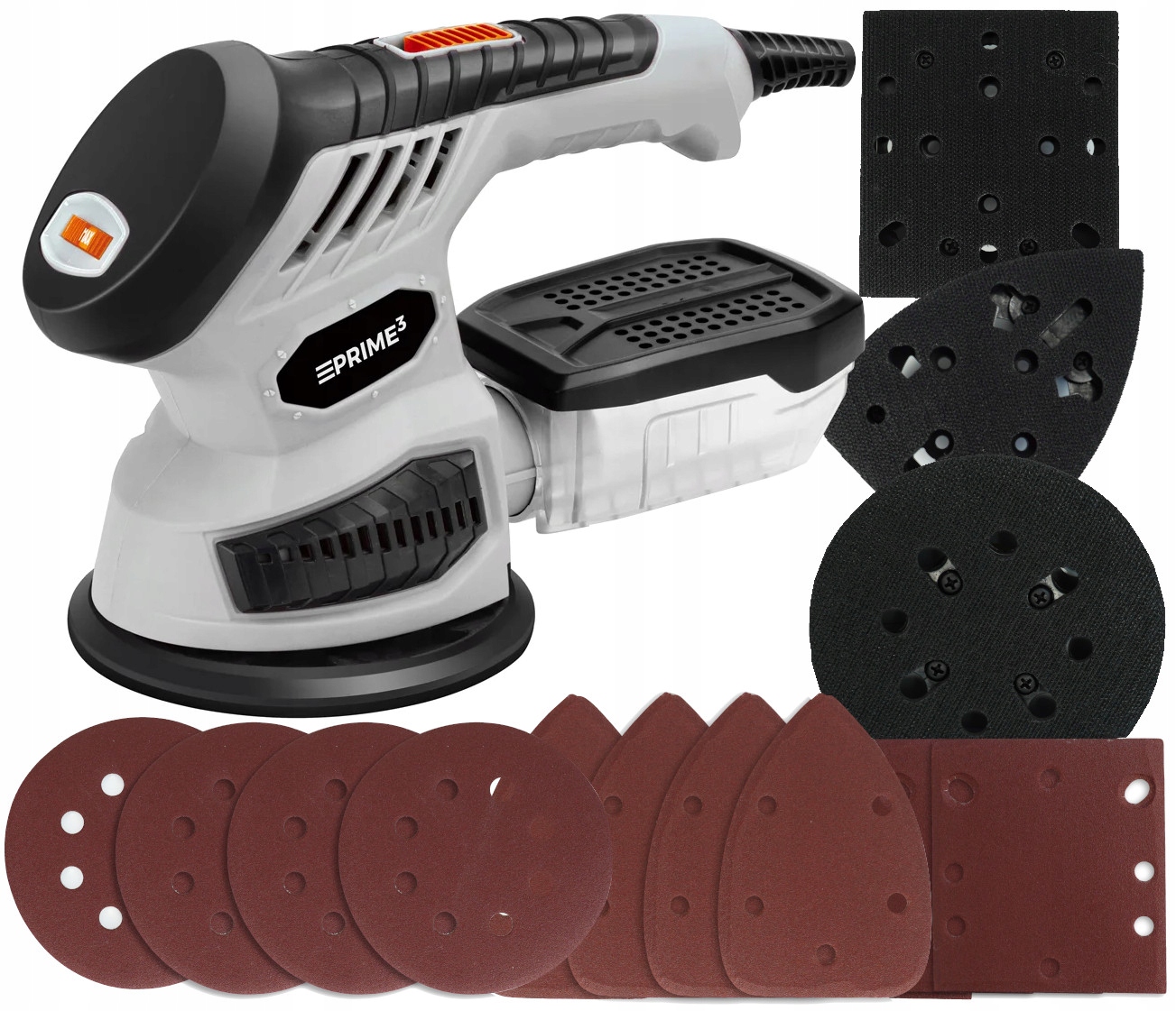 Trzy wymienne stopy szlifierskie – Idealne do różnych zadań