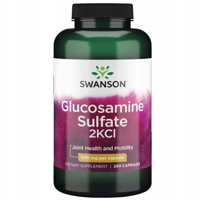 Glukozamina 500 mg 250 kaps. Swanson – wsparcie dla zdrowych stawów