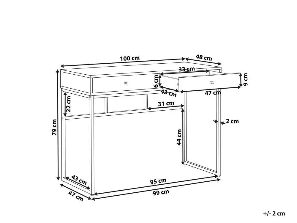 Wysokiej jakości materiały – MDF i metal