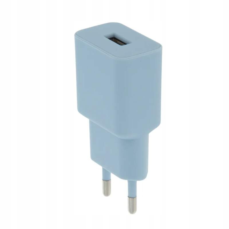 Sieciowa ładowarka 1x USB 2,4A LSIM-A-123 niebieska – Szybkie i efektywne ładowanie