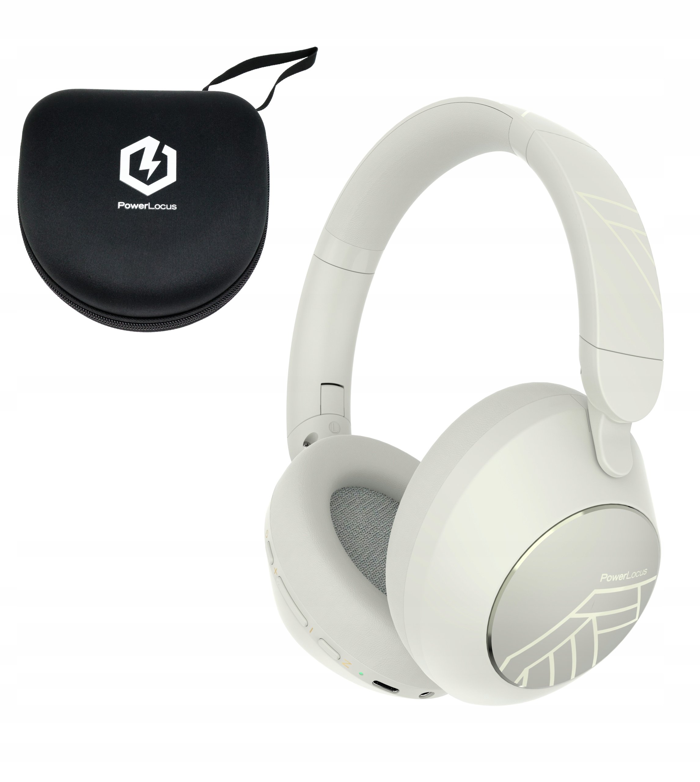 PowerLocus Bluetooth Headphones Orion Sand – Słuchawki, które zapewniają doskonałe brzmienie