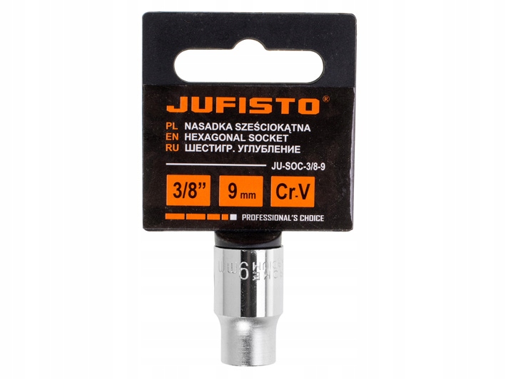 JUFISTO Nasadka Sześciokątna 9mm 3/8