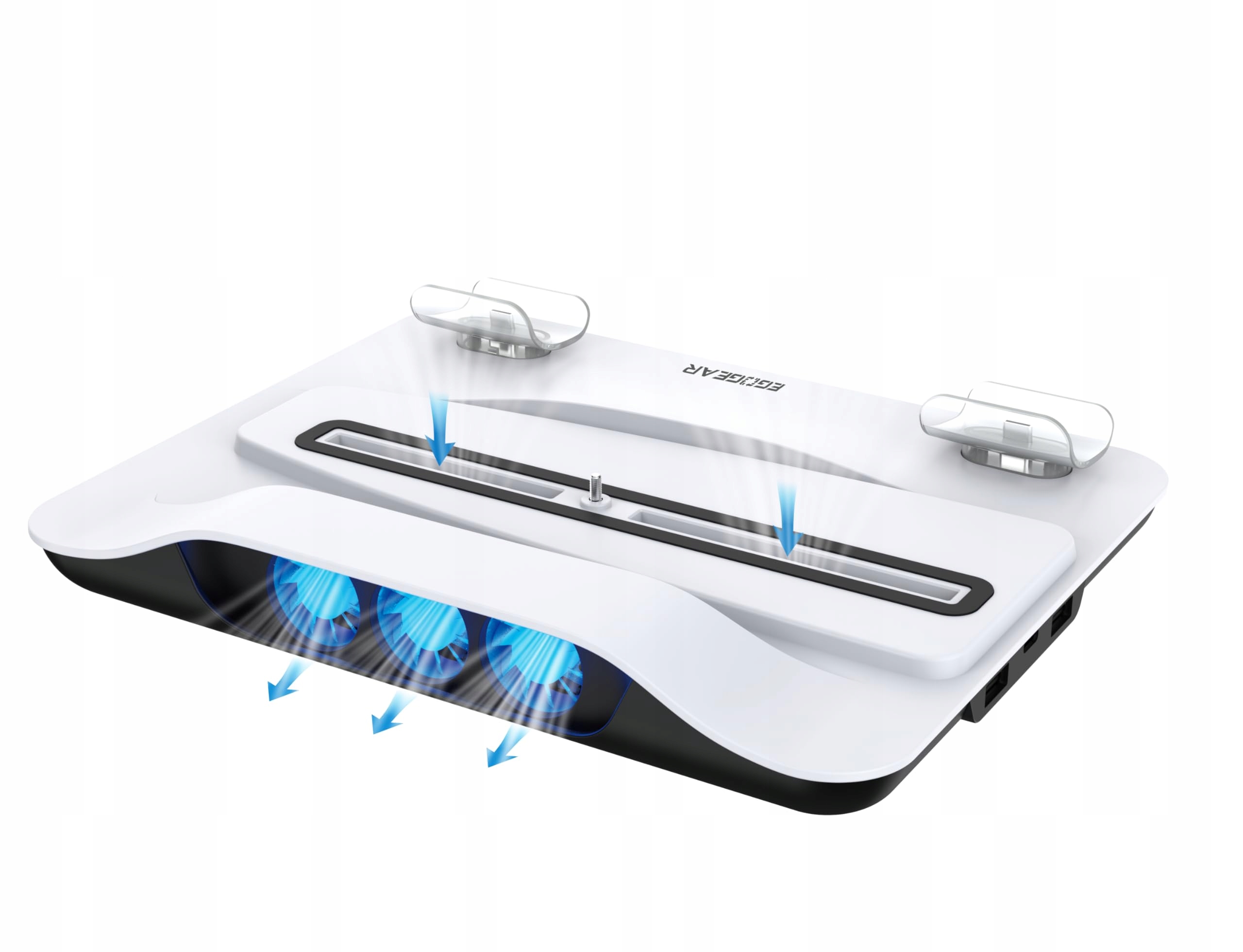 Zintegrowany system chłodzenia i wskaźnik ładowania LED